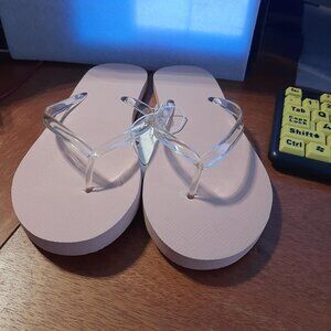 NEW With Tag ! Shade & Shore Women Pink sandals Size 9/10/11